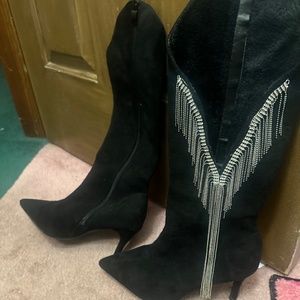 Western rhinestone boots 7.5